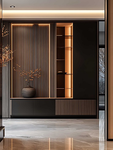 Modern bedroom interior design by Aadya Interiors & Infrastructure, one of the best interior designers in Hyderabad delivering elegant and functional living spaces.