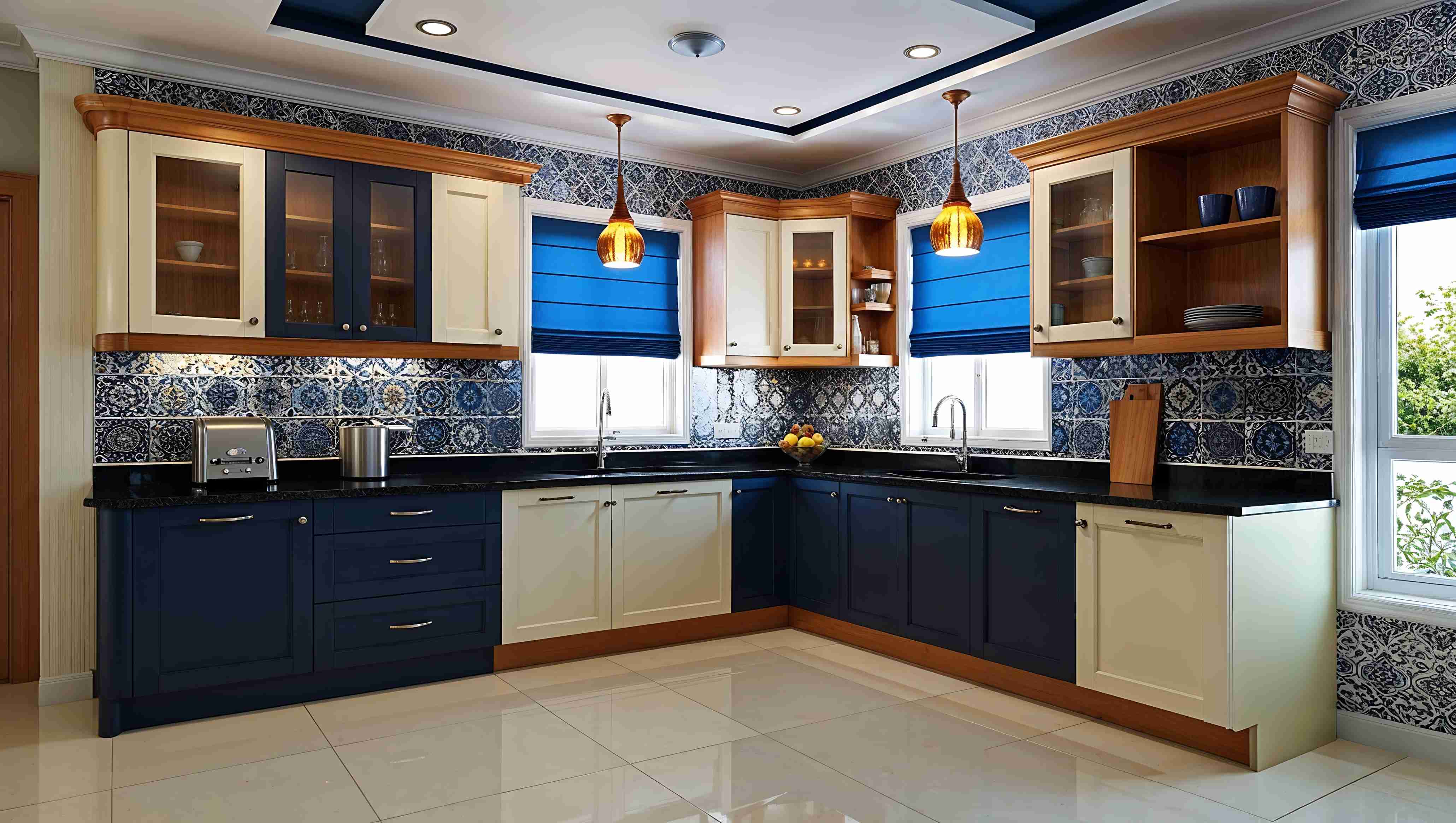Lshaped modular kitchen designing