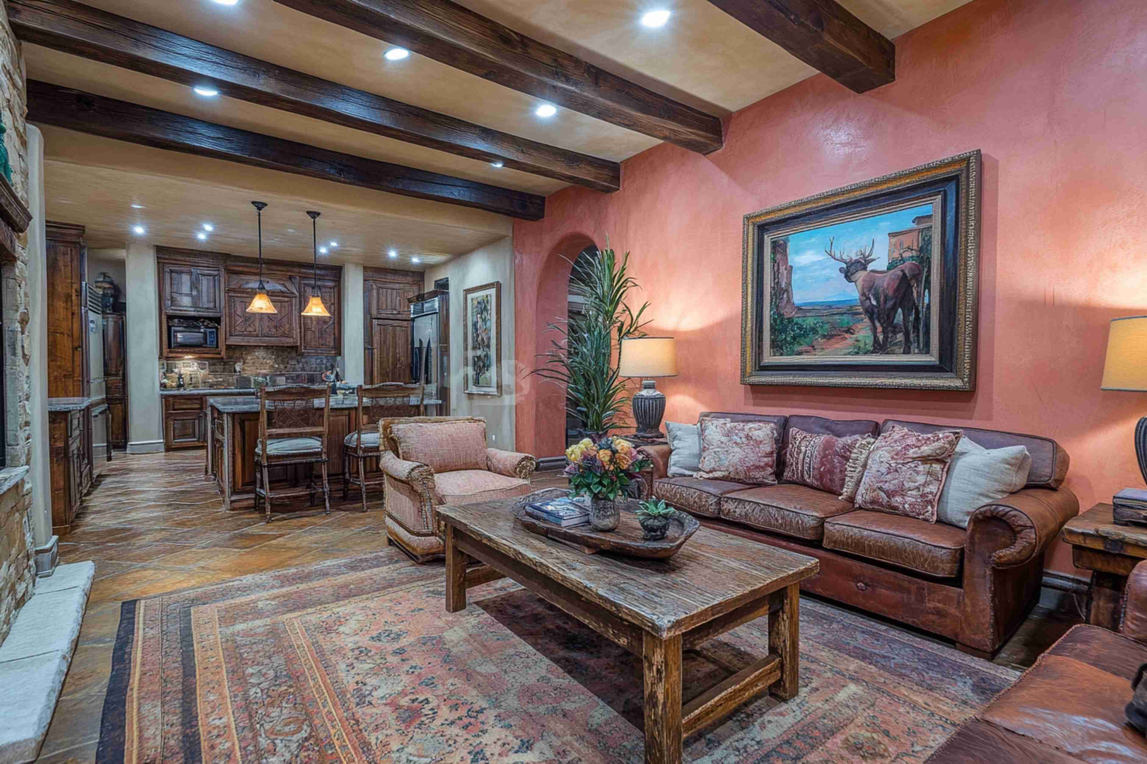 Stylish living space redesign